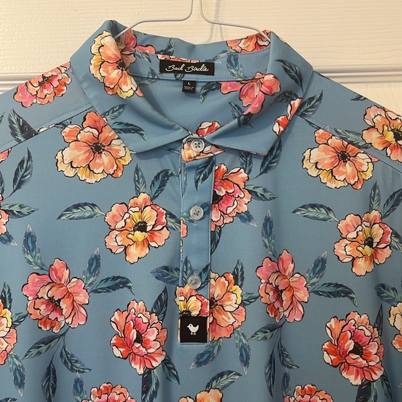 Bad Birdie Blue Golf Polo Shirt - Size Large - Excellent Condition, Like New. - Picture 4 of 8